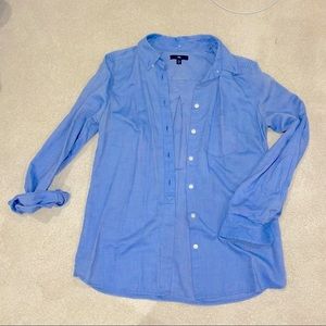 Gap Womens Blue Button Up size XS